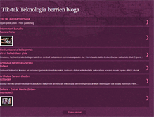 Tablet Screenshot of eleletik-taktekno.blogspot.com