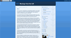 Desktop Screenshot of musingsfromtheloft.blogspot.com