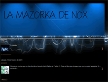 Tablet Screenshot of lamazorkadenox.blogspot.com