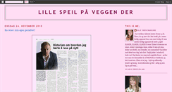 Desktop Screenshot of lillespeilpaaveggender.blogspot.com