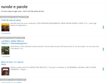 Tablet Screenshot of nuvoleparole.blogspot.com