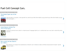 Tablet Screenshot of fuelcellconceptcars.blogspot.com