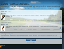 Tablet Screenshot of gazellehealtcare.blogspot.com