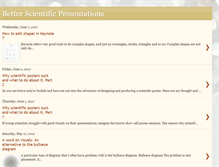 Tablet Screenshot of better-scientific-presentations.blogspot.com