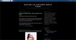 Desktop Screenshot of kaylani-lei-star.blogspot.com