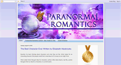 Desktop Screenshot of paranormalromantics.blogspot.com