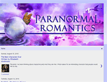 Tablet Screenshot of paranormalromantics.blogspot.com