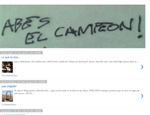 Tablet Screenshot of abeselcampeon.blogspot.com