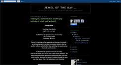 Desktop Screenshot of jeweloftheday.blogspot.com