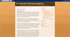 Desktop Screenshot of infotechforu.blogspot.com