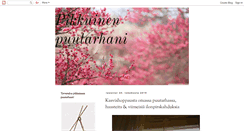 Desktop Screenshot of pikkuinenpuutarhani.blogspot.com