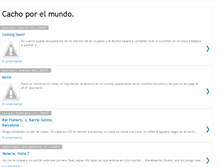 Tablet Screenshot of cachoporelmundo.blogspot.com