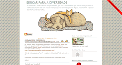 Desktop Screenshot of educarparaadiversidade.blogspot.com