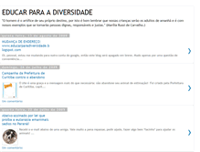 Tablet Screenshot of educarparaadiversidade.blogspot.com