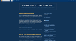 Desktop Screenshot of coimbatore-city.blogspot.com