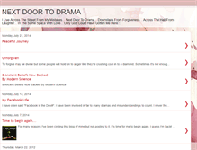 Tablet Screenshot of nextdoortodrama.blogspot.com