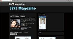 Desktop Screenshot of 3375magazine1.blogspot.com