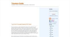 Desktop Screenshot of guide2travelers.blogspot.com