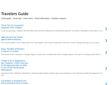 Tablet Screenshot of guide2travelers.blogspot.com