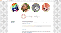 Desktop Screenshot of mollyodesigns.blogspot.com