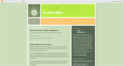 Desktop Screenshot of lavidalatina.blogspot.com