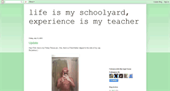 Desktop Screenshot of lifeismyschoolyard.blogspot.com