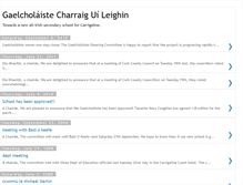 Tablet Screenshot of gaelcholaistecarrigaline.blogspot.com