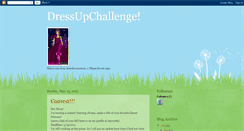 Desktop Screenshot of dressupchallenge.blogspot.com