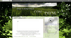 Desktop Screenshot of encuentrocondioscaminovivo.blogspot.com