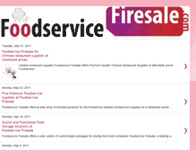 Tablet Screenshot of foodservicefiresale.blogspot.com
