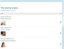 Tablet Screenshot of plumpsnake.blogspot.com