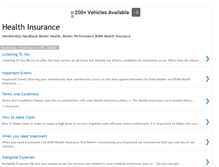 Tablet Screenshot of 4healthinsurance.blogspot.com