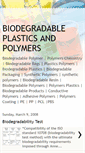 Mobile Screenshot of biodegradablepolymers.blogspot.com