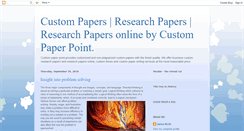 Desktop Screenshot of custompaperpoint.blogspot.com