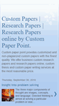 Mobile Screenshot of custompaperpoint.blogspot.com