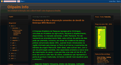 Desktop Screenshot of palmoilinfo.blogspot.com