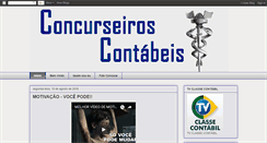 Desktop Screenshot of concurseiroscontabeis.blogspot.com