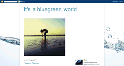 Desktop Screenshot of mondobluegreen.blogspot.com