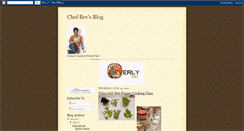 Desktop Screenshot of chefbevlee.blogspot.com