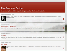 Tablet Screenshot of grammarscribe.blogspot.com