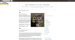 Desktop Screenshot of mwimw.blogspot.com