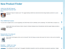 Tablet Screenshot of newproductfinder.blogspot.com