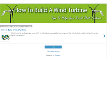 Tablet Screenshot of how-to-build-a-wind-turbine.blogspot.com