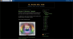 Desktop Screenshot of elblogdelvidi.blogspot.com