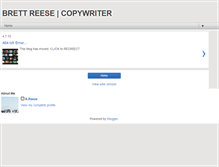 Tablet Screenshot of brettreese.blogspot.com