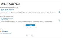 Tablet Screenshot of affiliates-cash-vault.blogspot.com