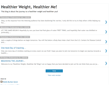 Tablet Screenshot of healthierweighthealthierme.blogspot.com