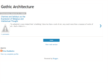 Tablet Screenshot of gothicarchitecture3c06.blogspot.com
