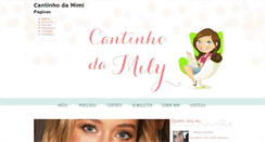 Desktop Screenshot of cantinho-da-mimi1.blogspot.com