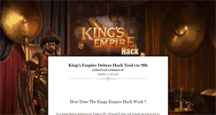 Desktop Screenshot of kingsempiredeluxehack.blogspot.com